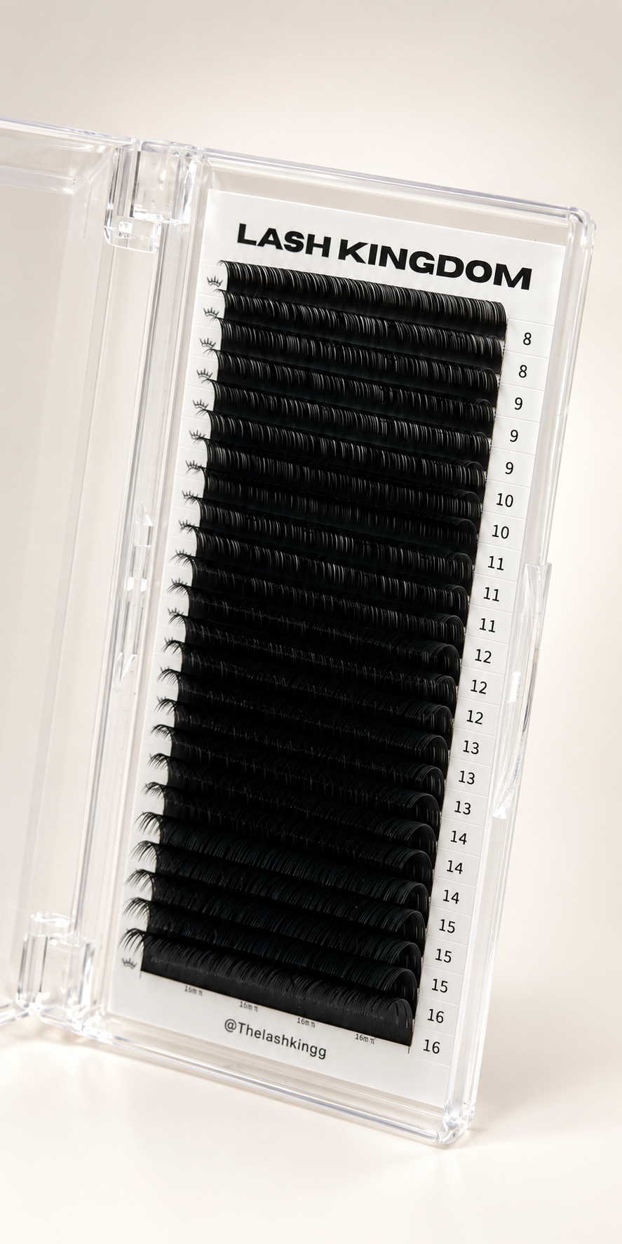 0.3 Cashmere Mixed Lash Tray — 24 Rows